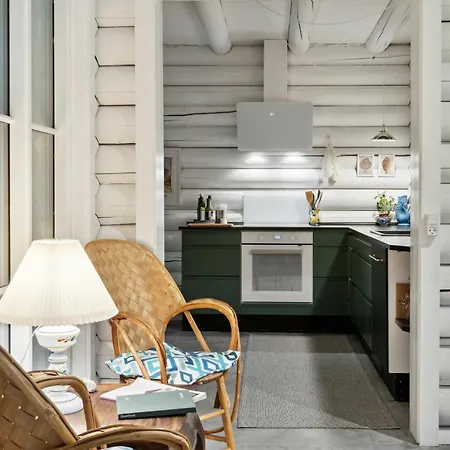 Scenic And Idyllic Log Summer House By Arreso Tatil Evi