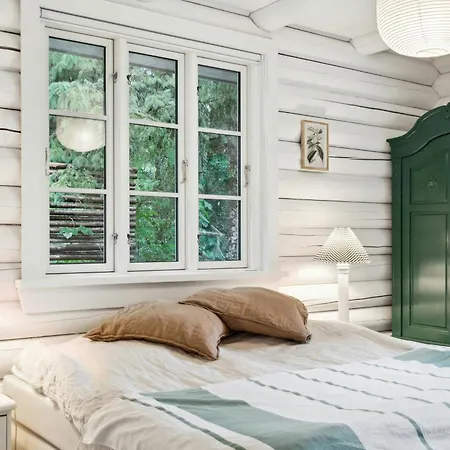 Scenic And Idyllic Log Summer House By Arreso Tatil Evi Frederiksværk